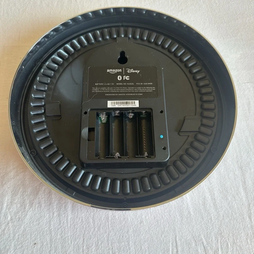 Disney‎ Mickey Mouse Edition Amazon Echo Alexa Wall Clock KL6G3L Tested Good